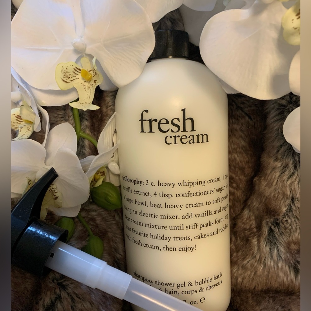 Philosophy Fresh Cream Shampoo, Shower Gel & Bubble Bath 32ozs sealed